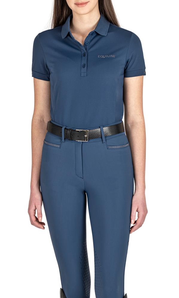 Equiline Damenpolo Donna Diplomatic Blue S